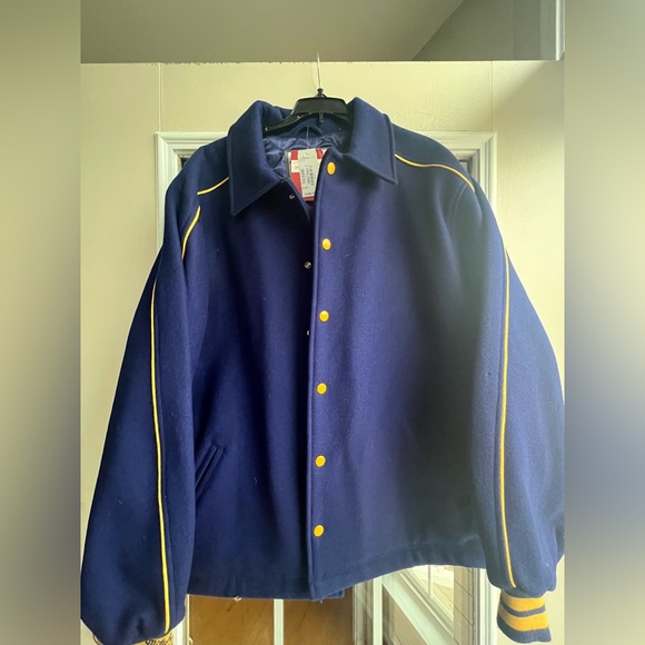 NWT Mitchell and Ness GREEN BAY PACKER ACME THROWBACK WINTER WOOL COAT - Picture 1 of 8